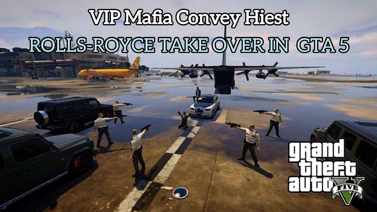 GTA V: VIP Mafia Convoy – Michael's Rolls-Royce Heist