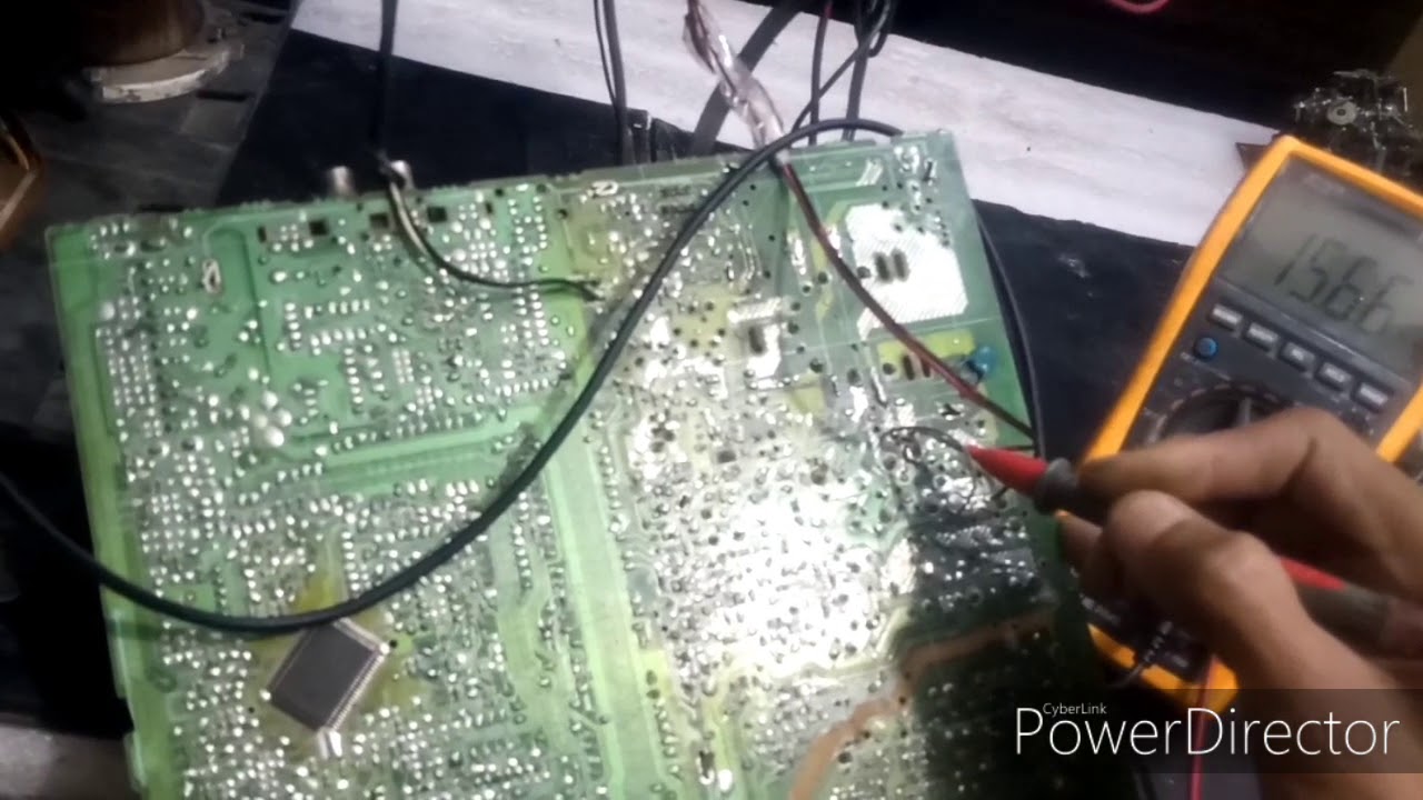 No EHT output and protection mode Philips japa
