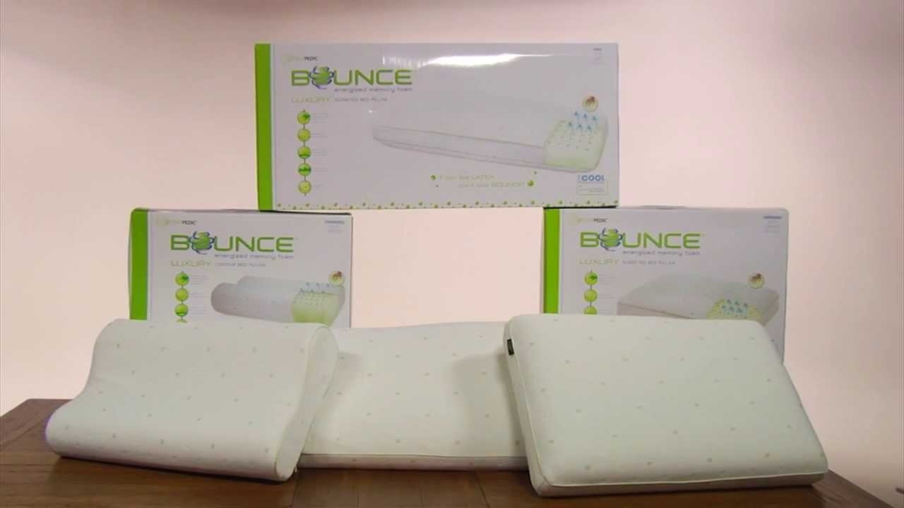 Sensorpedic Bounce Energized Memory Foam Pillow