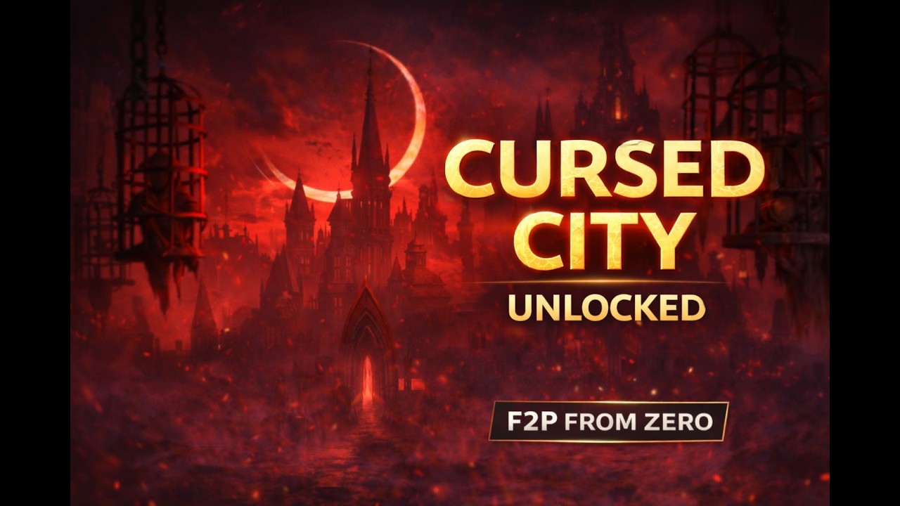 Cursed City Begins – How Far Can We Go? | F2P FROM ZERO