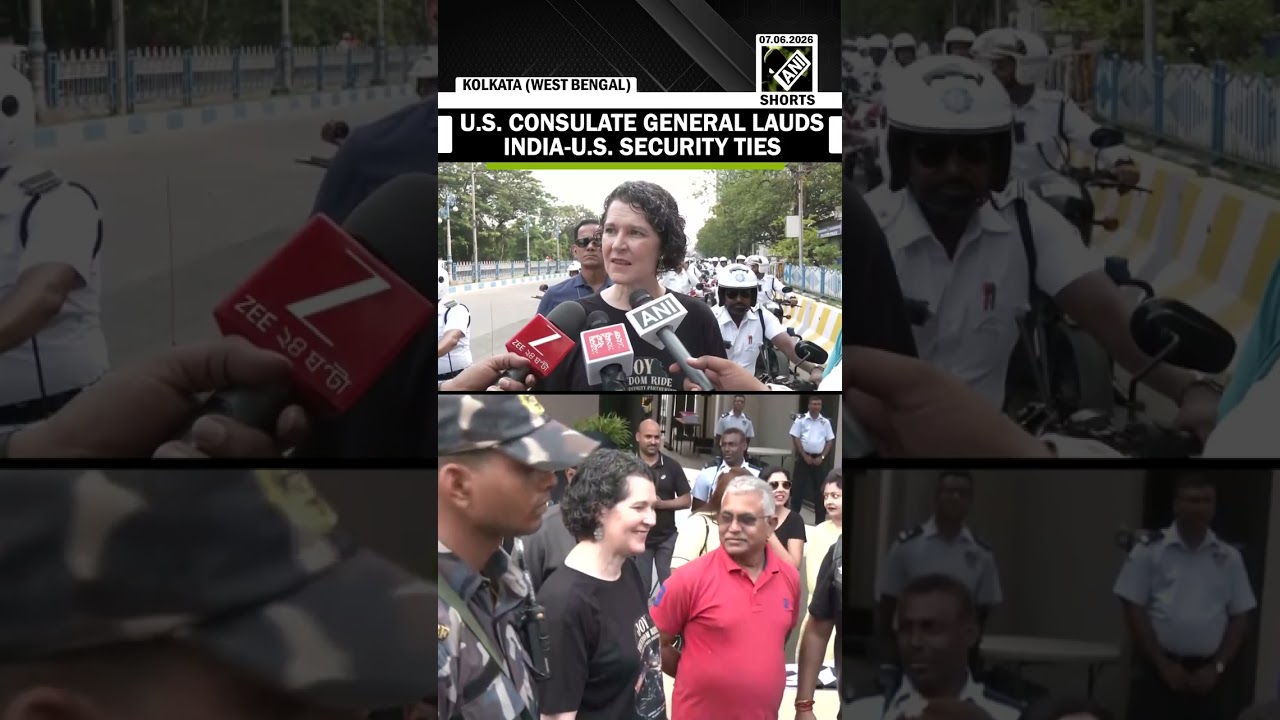 Kolkata&rsquo;s U.S. Consulate General Kathy Giles-Diaz joins freedom ride with BJP&rsquo;s Dilip Ghosh