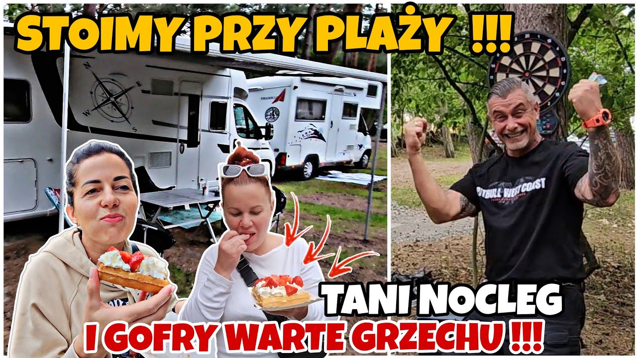 UDAŁO SIĘ !!! STOIMY PRZY PLAŻY !!! TANIO SMACZNIE I BLISKO WSZYSTKIEGO