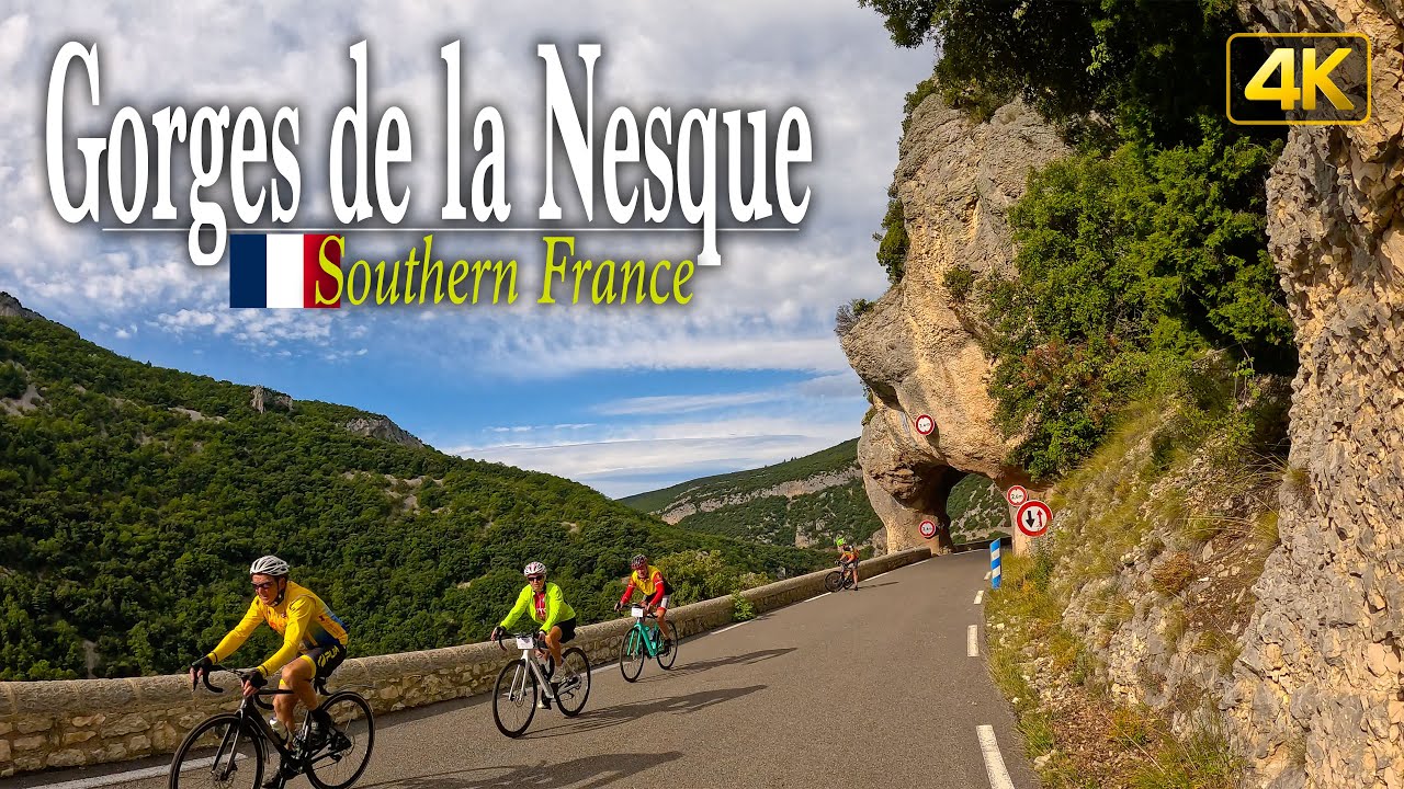Driving the Gorges de la Nesque canyon road in Southern France 🇫🇷 [French Balcony Road]