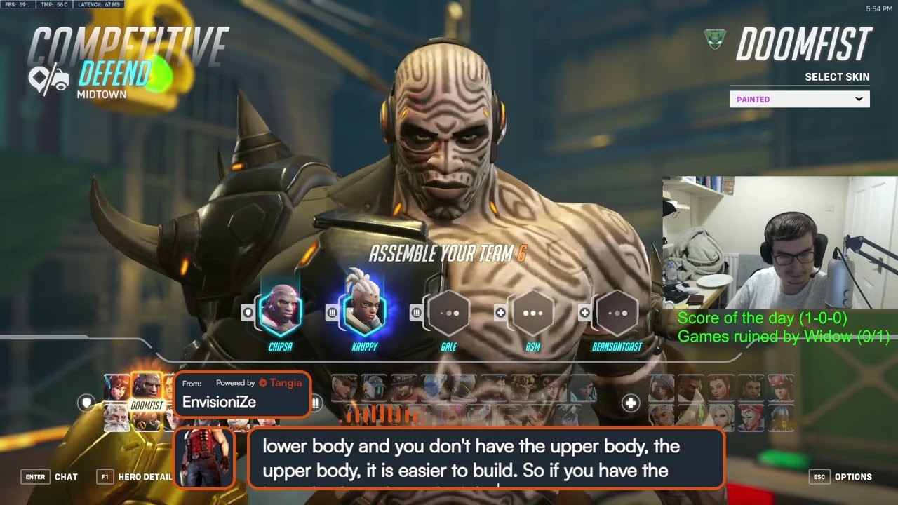 Overwatch 2 Toxic Doomfist God Chipsa Tough Times For Doomfist Mains Vol. 17 -Intense Gameplay-
