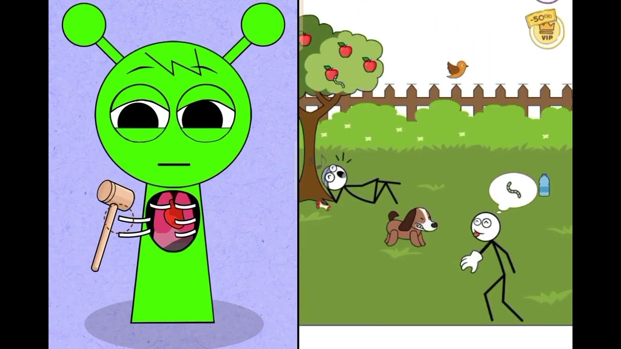 Thief puzzle vs Sprunki Transformer Monster Max All leaves game play 🤠🦜