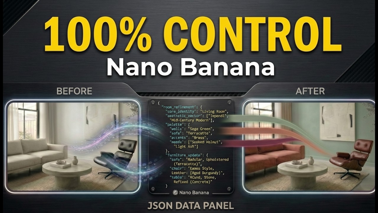 Full Control AI Image Editing with JSON Prompting (Gemini Nano Banana 2)