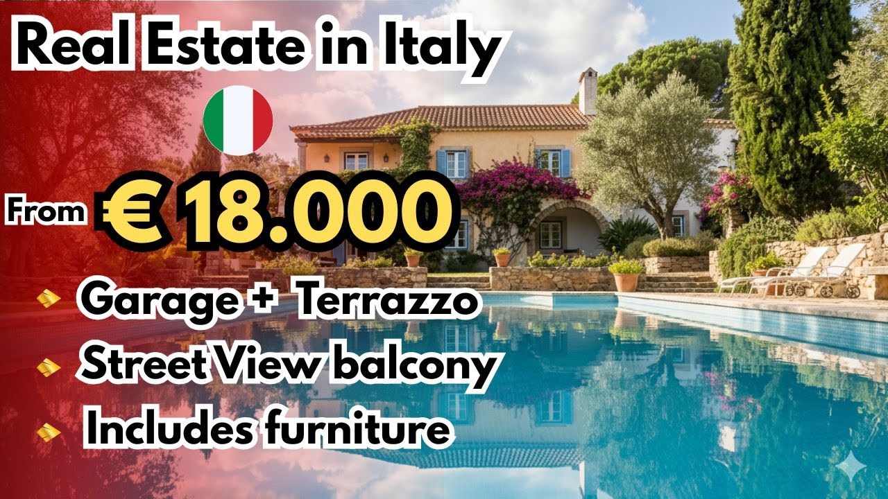 From €18,000 2 stunning RealEstate In Italy 2026 | Cheapest House Tour in Italy 2026