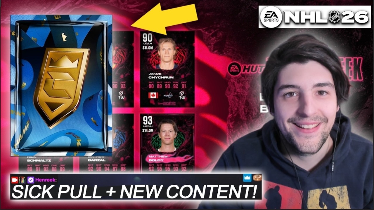 Крутая находка! Открытие набора HUT CHAMPS VICTORY + новый контент | NHL 26 HUT