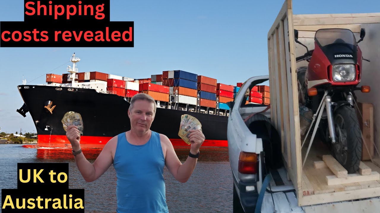 Shipping a Motorcycle from England to Australia: All Costs Revealed