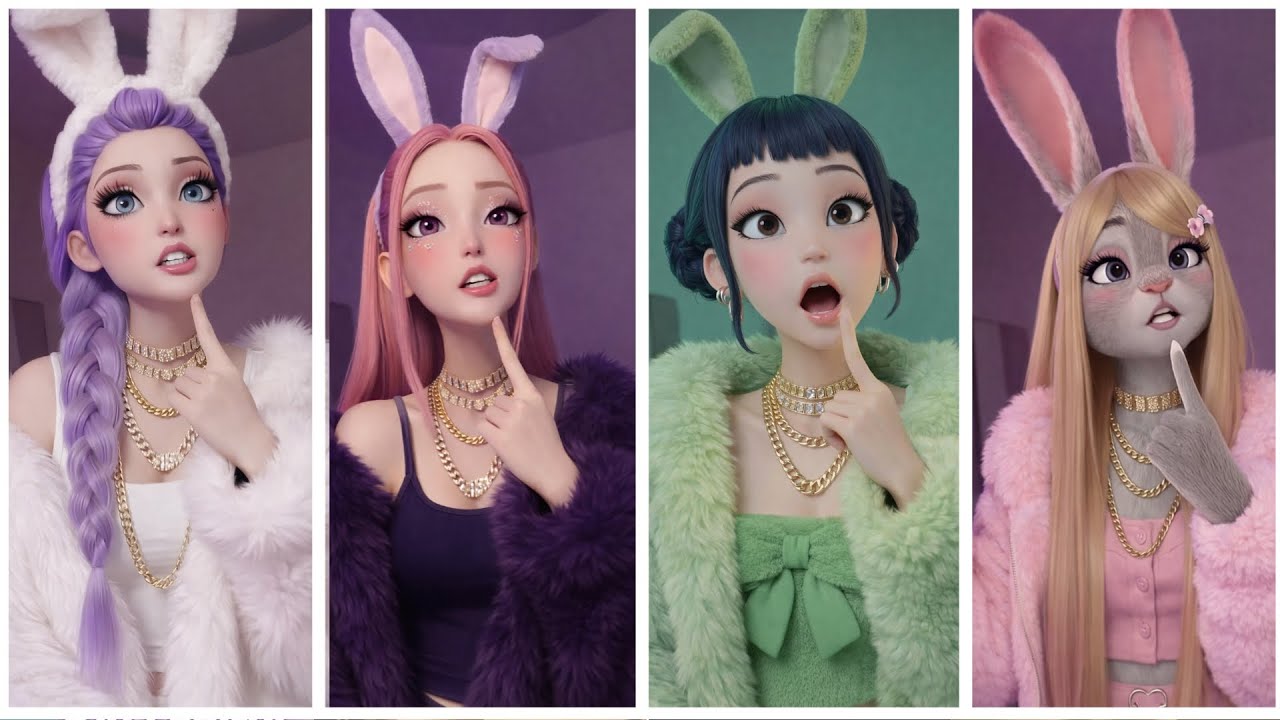 COLORING MIX TREND  K POP AND ZOOTOPIA CHARACTERS