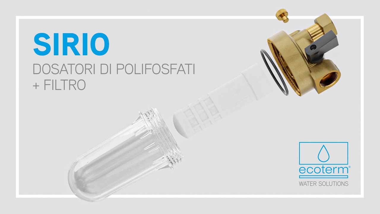 ECOTERM Gamma SIRIO - Dosatori di polifosfati con filtro