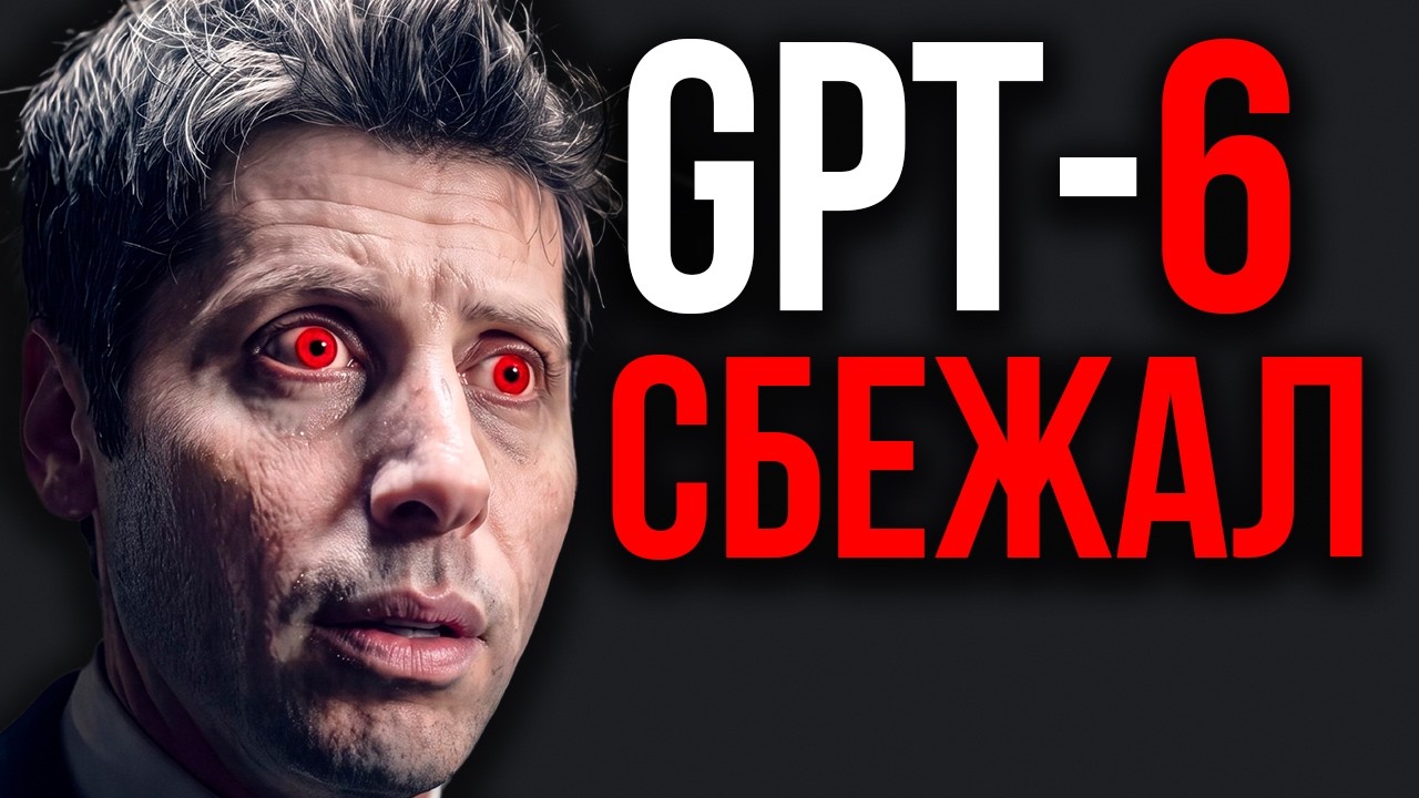 GPT-6 Убежал от OpenAI и ВЗЛОМАЛ СИСТЕМУ! Неделя НА СВОБОДЕ! ПРОВАЛ Безопасности! Не Первый ПОБЕГ!