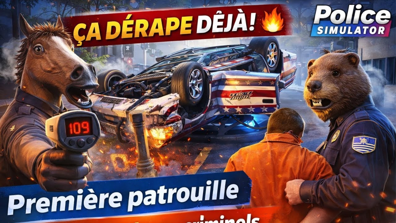 Première patrouille accidents, radars et criminels |Police simulator