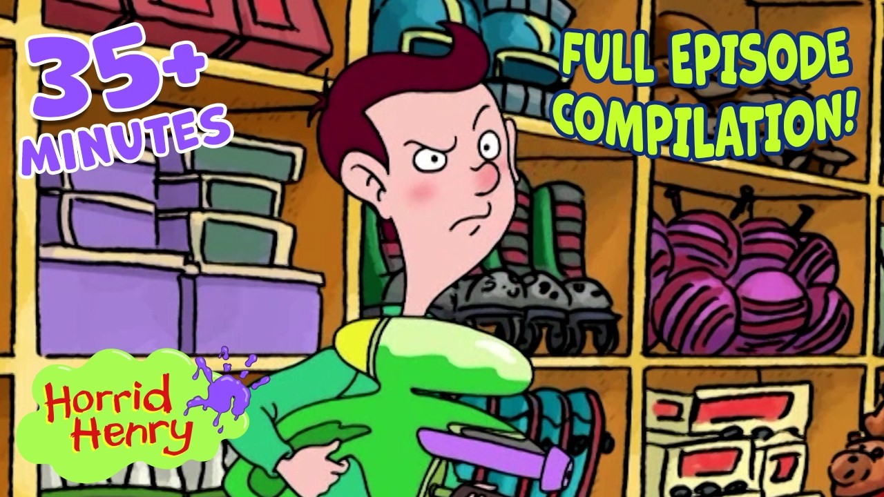 Horrid Henry Eng Clip Compilation S2 Застрял Стив