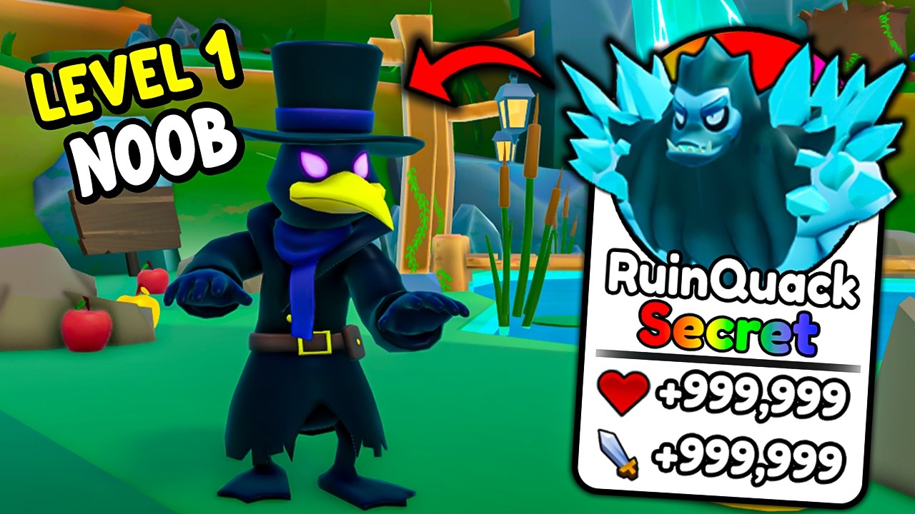 Starting Over As NOOB With NEW SECRET In Duck Evolution!