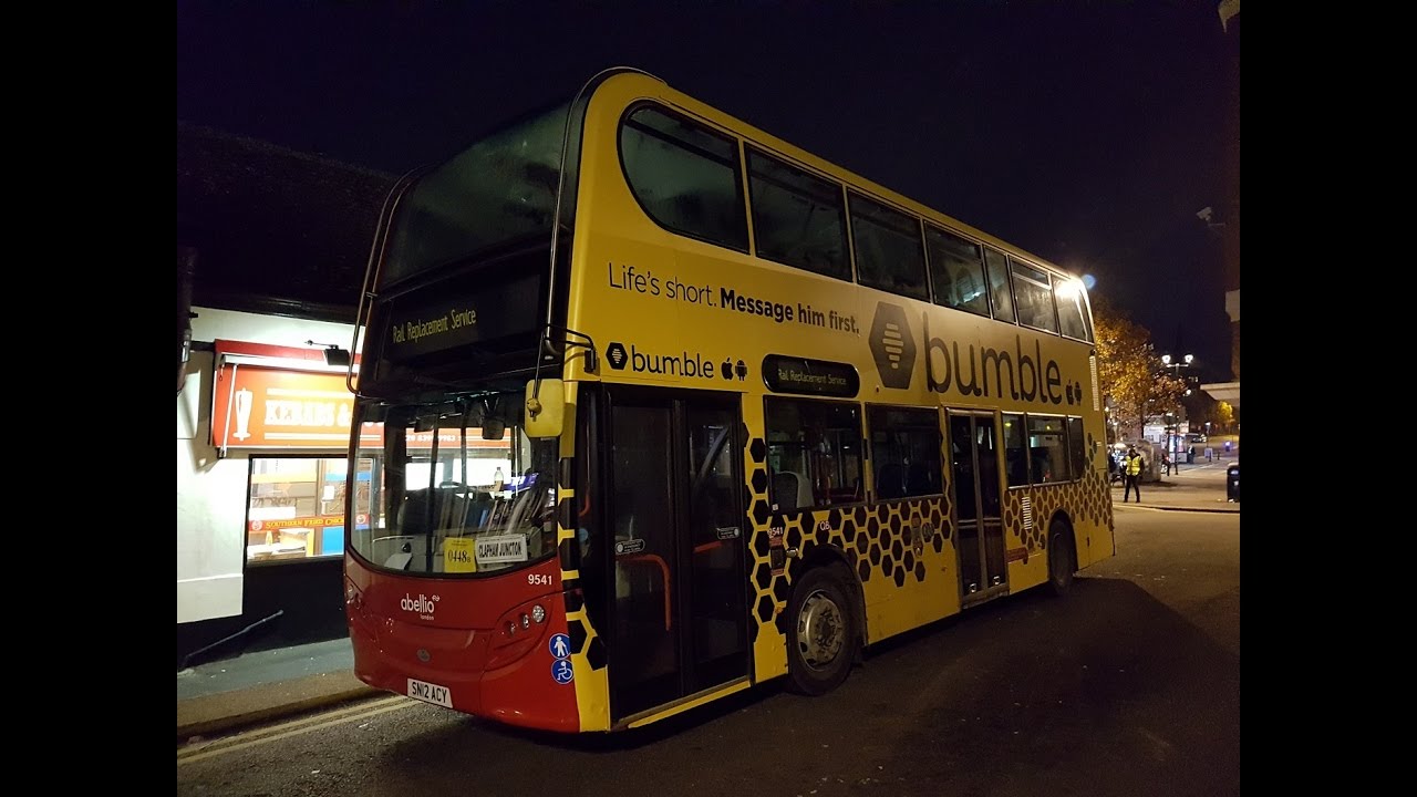 ADL E400 SN12 ACY with full kickdown to 65mph - 9541 (Abellio London)