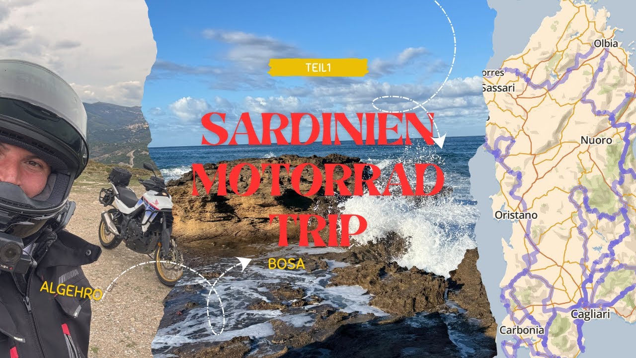 Sardinien Motorrad Trip Teil 1  Alghero nach Bosa