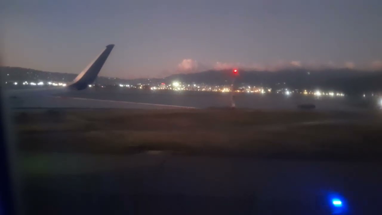 Jetblue A320-200 takeoff from Kingston Norman Manley Int'l Airport