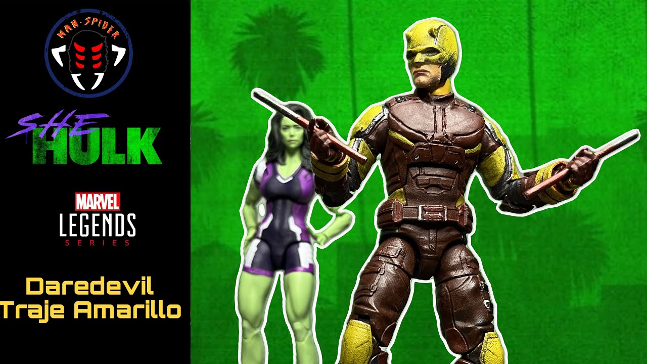 CUSTOM - Daredevil | Traje Amarillo | Marvel Legends | MAN -SPIDER
