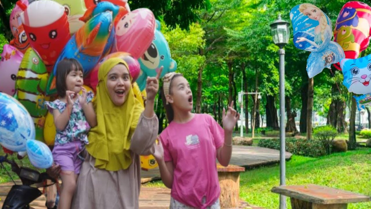 DRAMA VIDEO KOMPILASI BALON KARAKTER FAKHIRA DAN ARUMI TERBANG🎈
