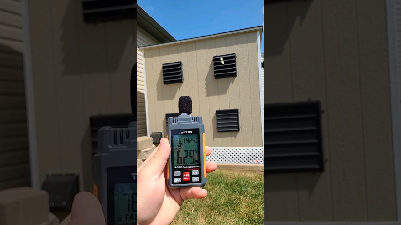 How Loud is My Home Crypto Mining Shed? 🔊📢 #Shorts #cryptomining #bitcoin