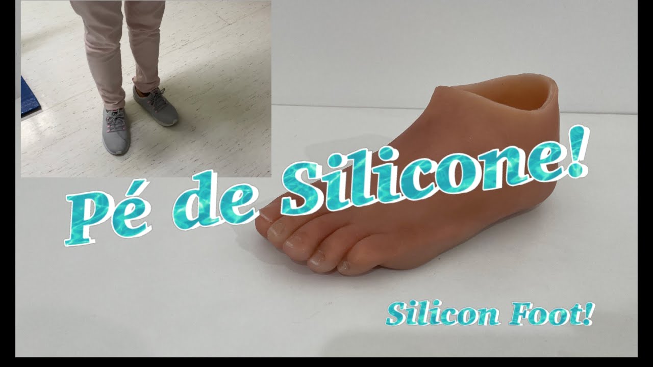 Pé em silicone: detalhes e prova com calçado coto com bastante volume