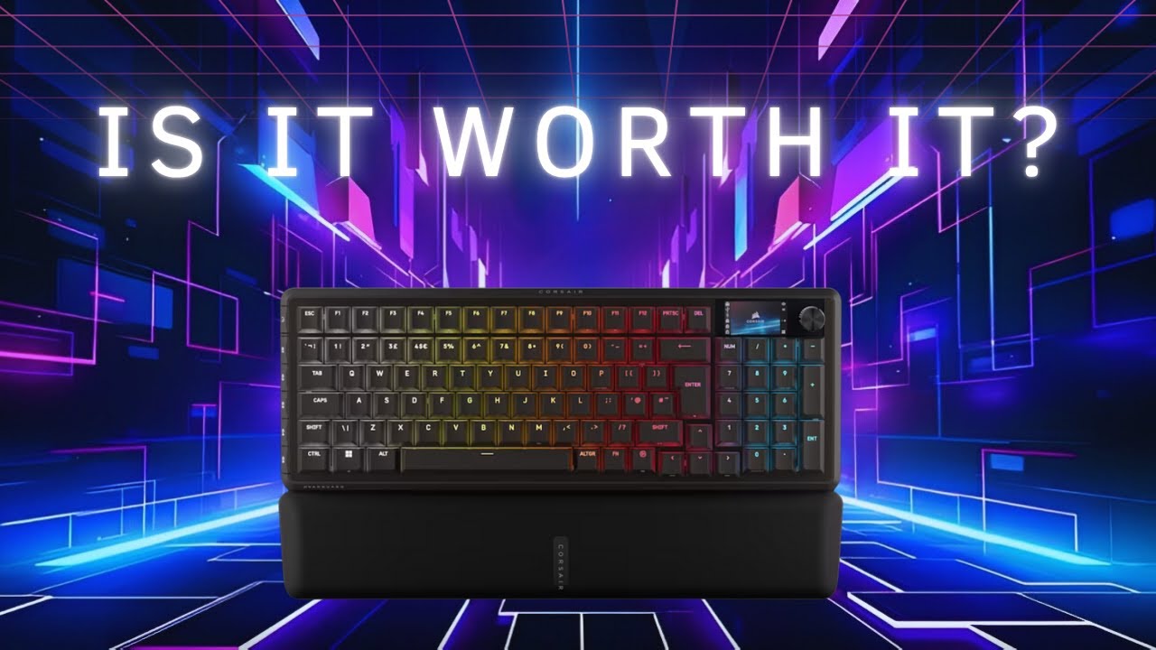 This Keyboard Has a Secret LCD Screen!