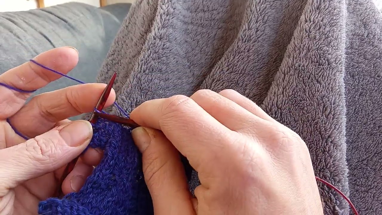 Strickmuster: kleine Krause Karos 
