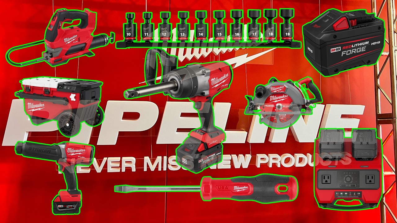 Вы не поверите, какие инструменты мы увидели на @MilwaukeeTool PIPELINE 2026