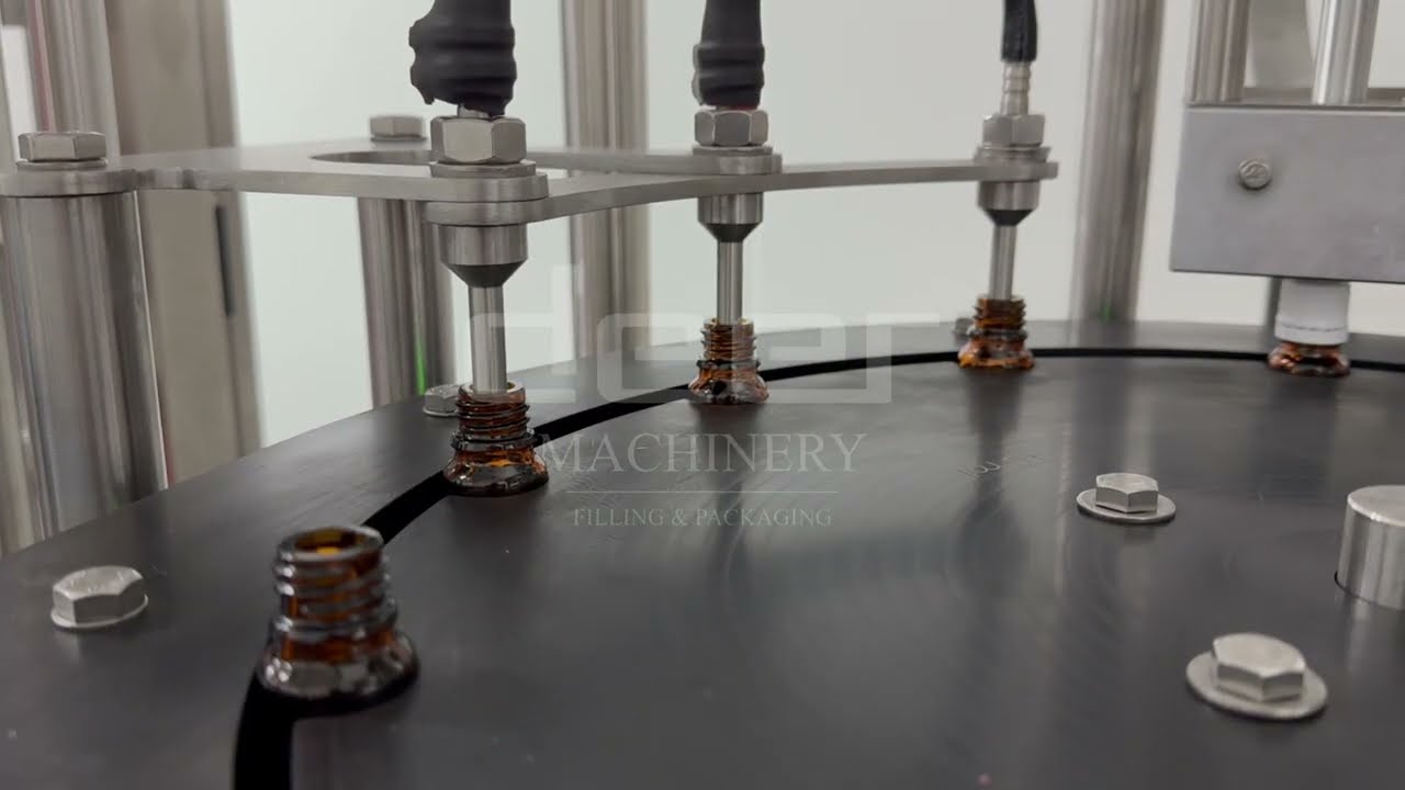 Gıda Takviyesi Rotary Dolum&Etiketleme Hattı-Food Supplement Filling&Labelling Line(10 ml-300 ml)