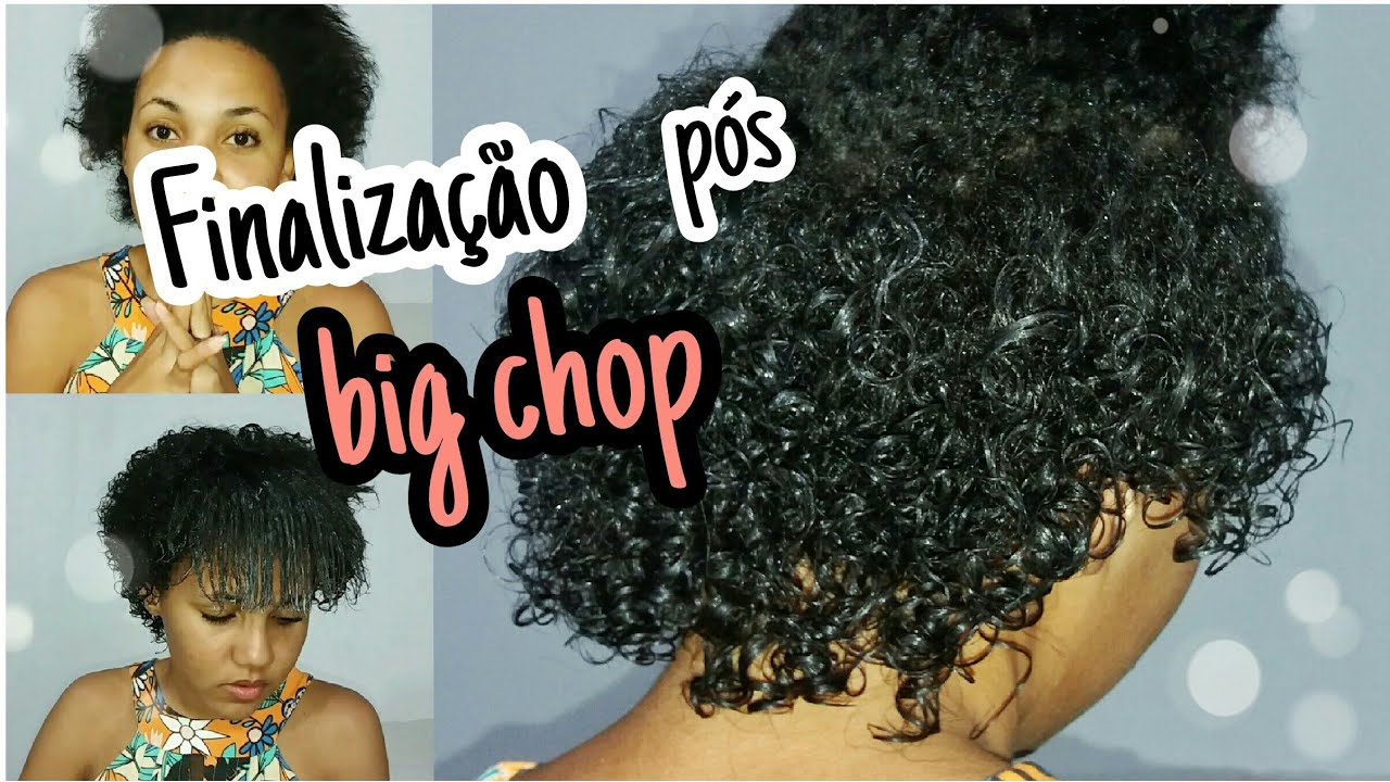 Finalização pós big chop + scab hair