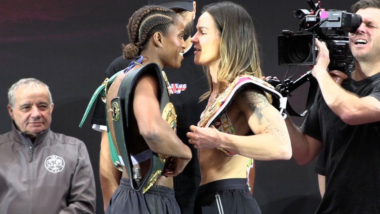 Caroline Dubois vs. Terri Harper &bull; FULL WEIGH IN & FACE OFF | MVP & Sky Sports Boxing