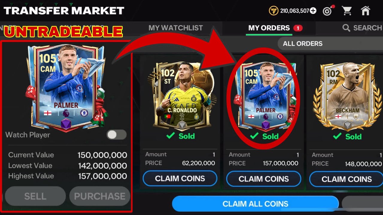 HOW TO SELL UNTRADEABLE PLAYERS IN FC MOBILE 25?! DO THIS!