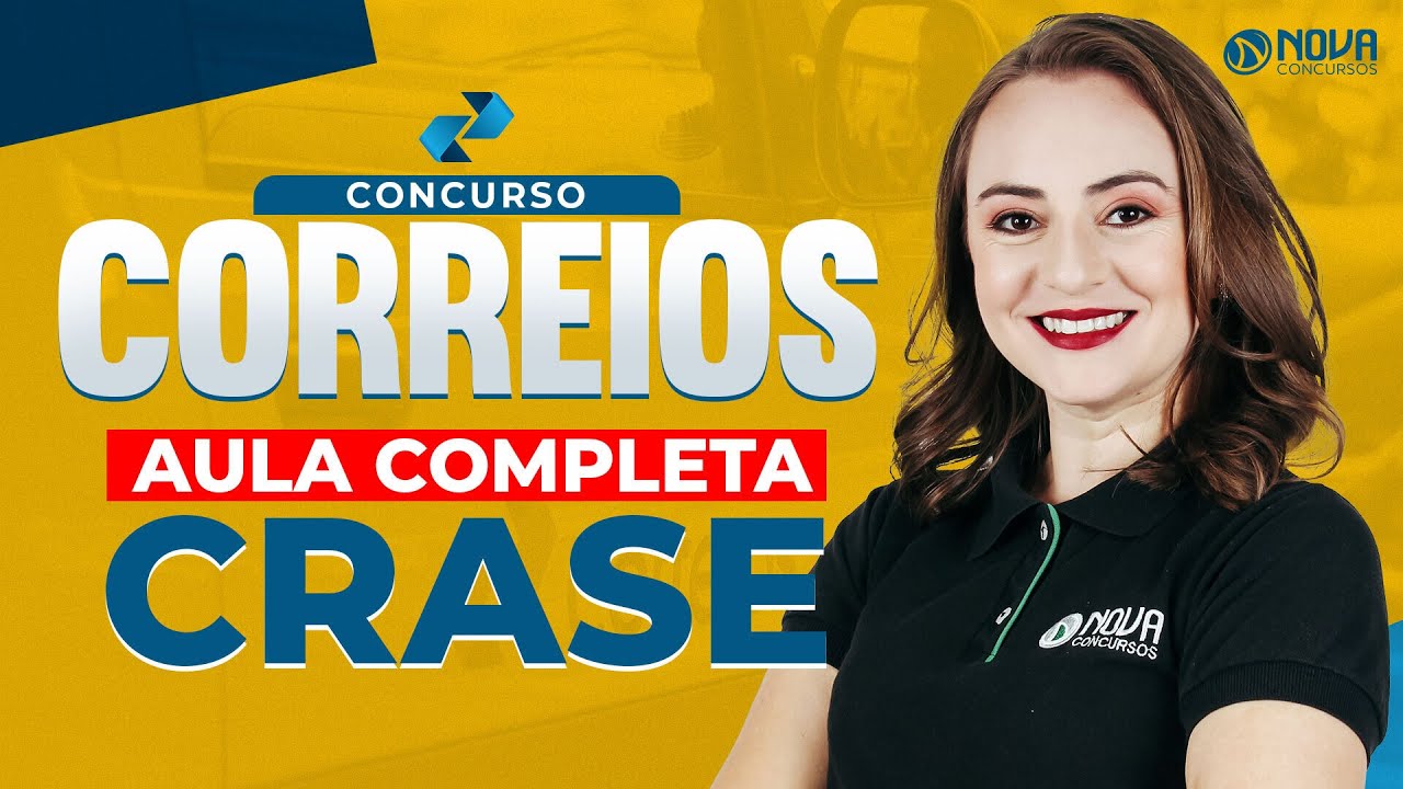 Concurso Correios 2024 Aula completa CRASE