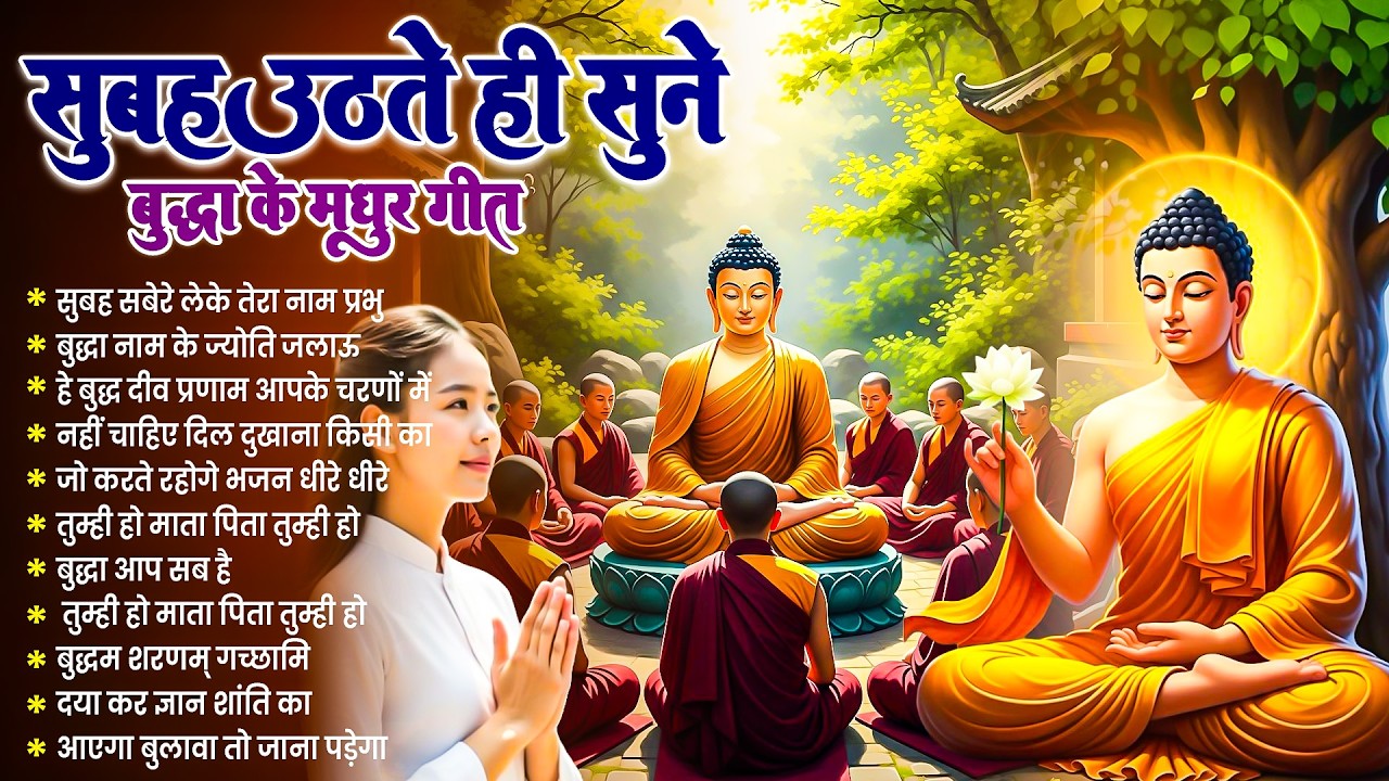 ☸️ हर सुबह उठते ही सुनें भगवान बुद्ध के ये भजन घर स्वर्ग बन जायेगा ~ Most Peaceful #buddha Bhajan