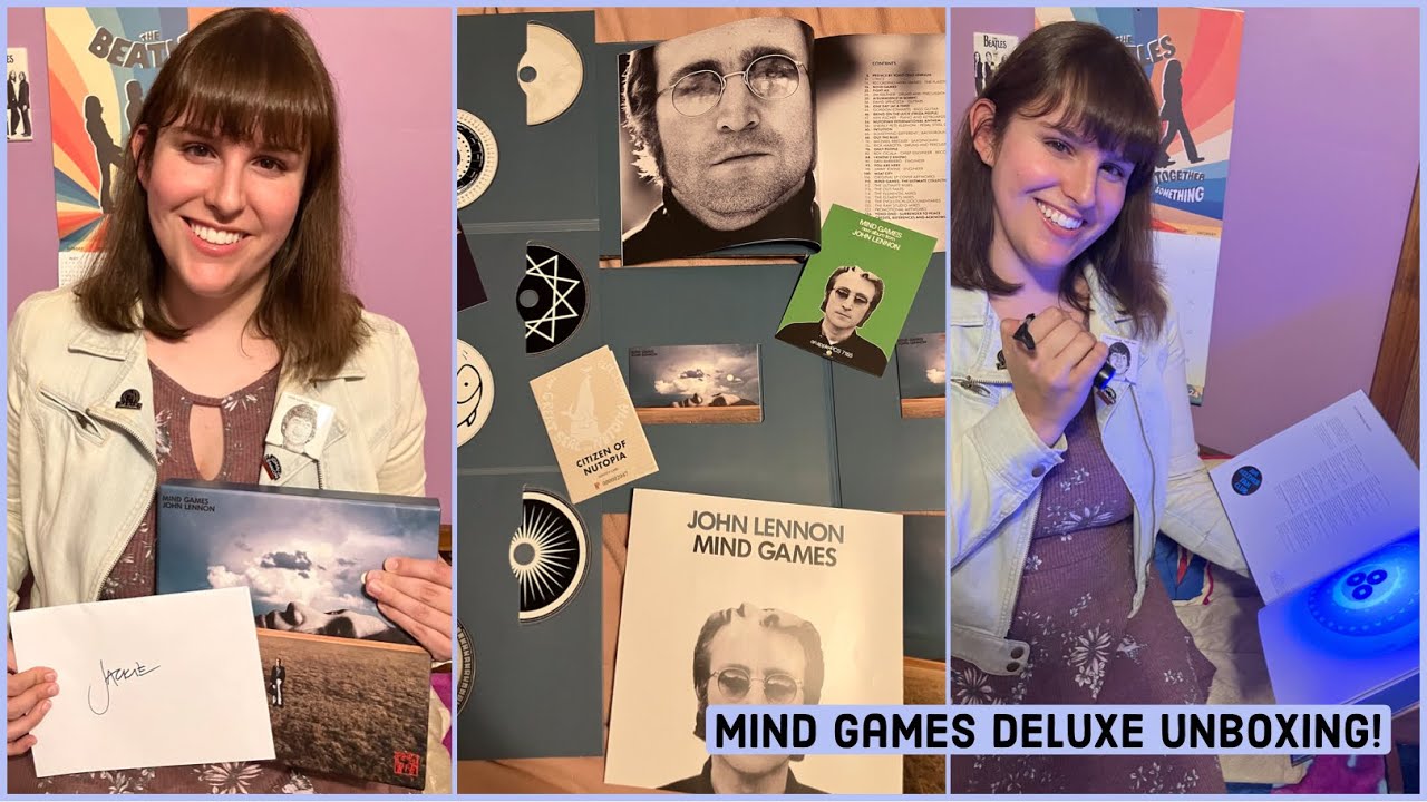 John Lennon Mind Games (The Ultimate Collection) - 2024 Deluxe Box Set Unboxing