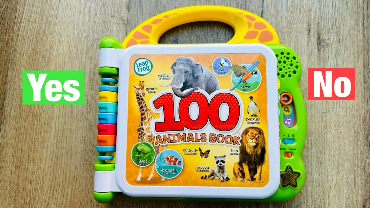 Книга LeapFrog «100 животных со звуками» для малышей — обзор