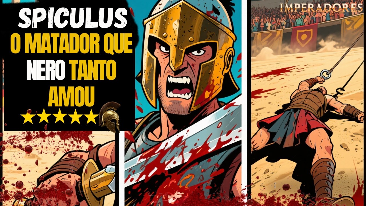 A Hist&oacute;ria Completa e brutal de Spiculus &ndash; gladiador favorito de Nero