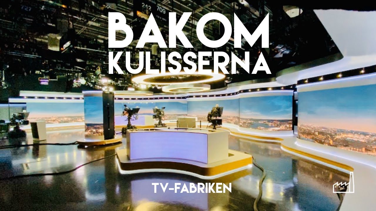 SVT:s nya nyhetsstudio - bakom kulisserna