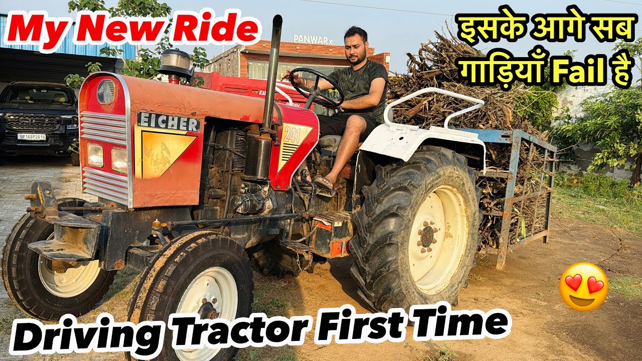 Driving Our New Modified TRACTOR For First Time 😍