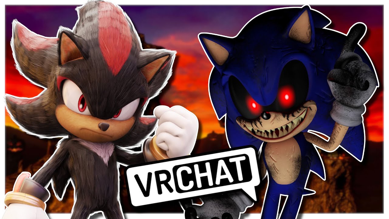 Movie Shadow Meets SONIC.EXE In VR CHAT!!!