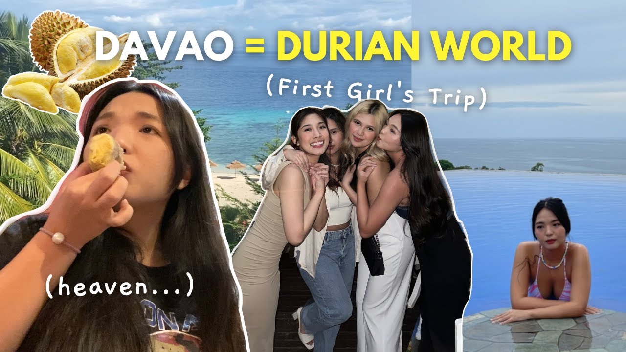Koreana's DAVAO TRIP with Filipino Besties 🇵🇭 HERE I COME DURIAN !