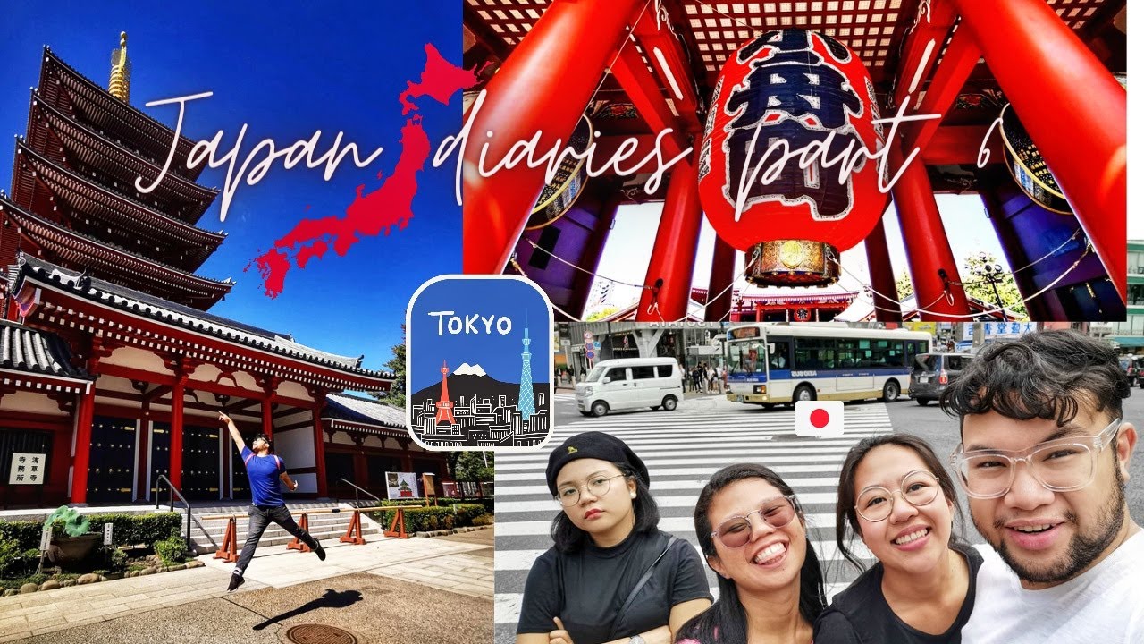JAPAN DIARIES PART 6 ! TIME TO EXPLORE TOKYO! ASAKUSA , SHRINES , SUSHI TRAIN , SHIBUYA TIME!