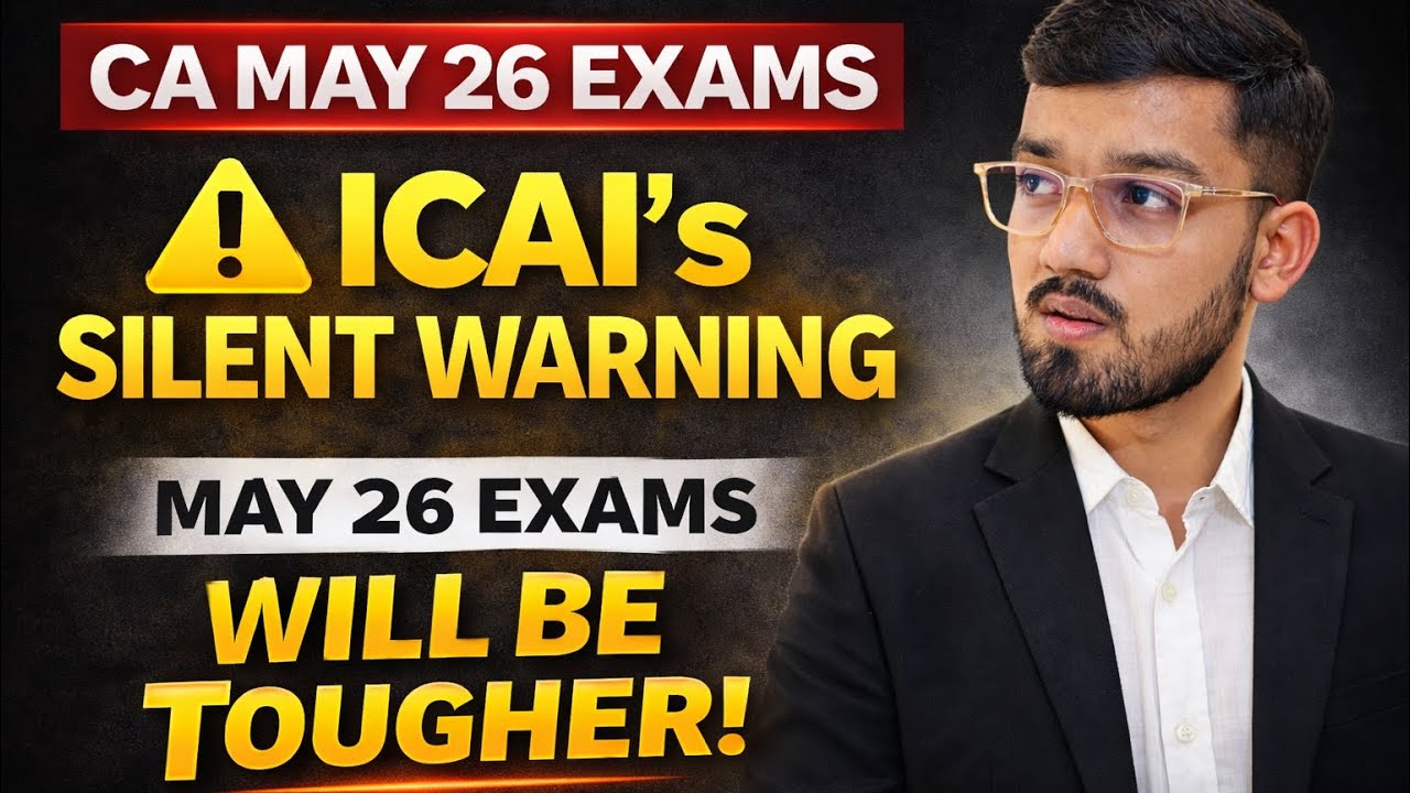 ICAI’s hidden secrets exposed | CA May’26 exams