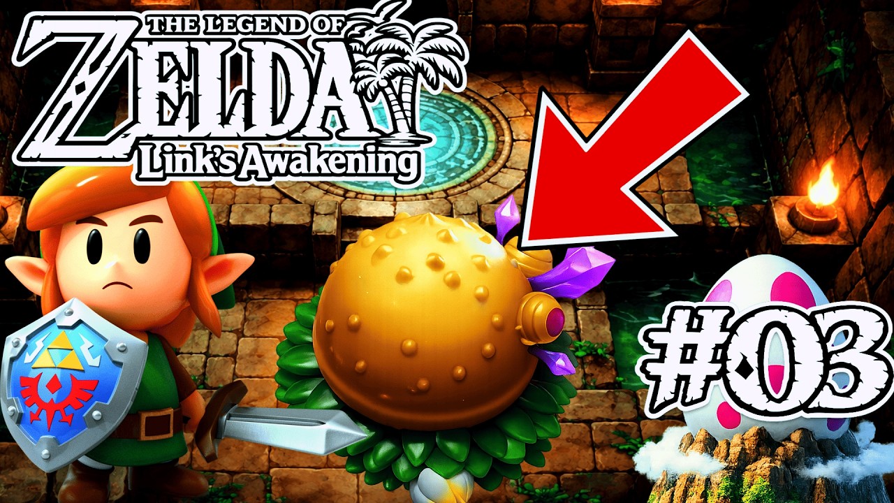The Legend of Zelda: Link’s Awakening SWITCH 2:  Der ERSTE DUNGEON Folge #03