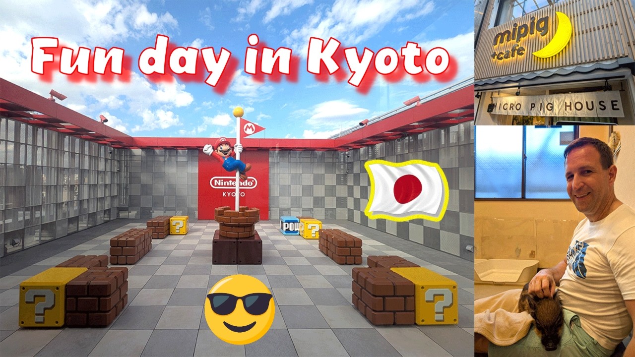 NINTENDO KYOTO + MINIPIG + CAFE KYOTO (МИКРОПИВИГРОВОЙ ДОМ) + ПЕШЕХОДНАЯ ЭКСКУРСИЯ 🇯🇵