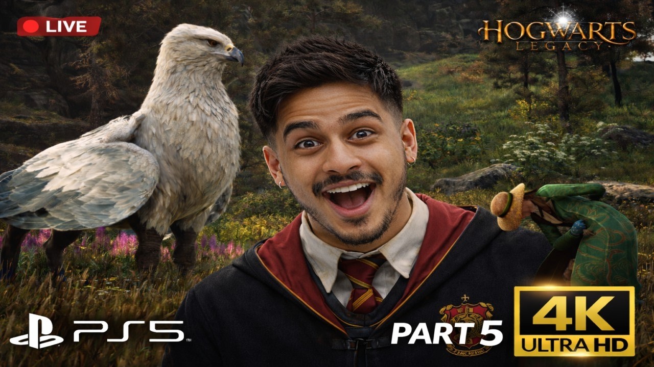 Hogwarts Legacy Gameplay Part 5 — Magic & Main Quests (4K PS5)