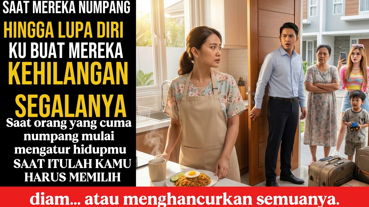 IBU MERTUA DAN ADIK SUAMIKU NUMPANG HIDUP DIRUMAHKU, TAPI MEREKA NGELUNJAK,  INI AKHIRNYA...
