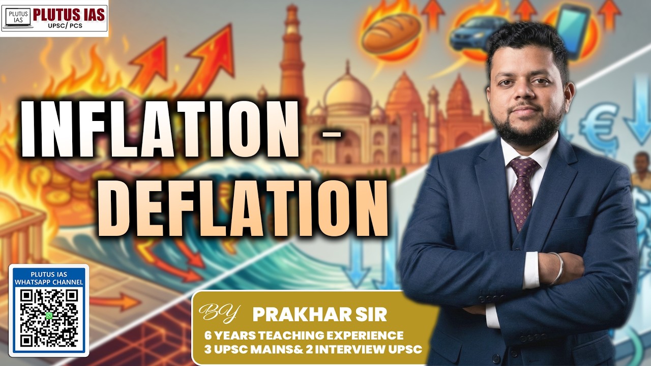 Inflation - Deflation Explained in Easy Term By Prakhar Sir I#plutusias #upscprelims2026