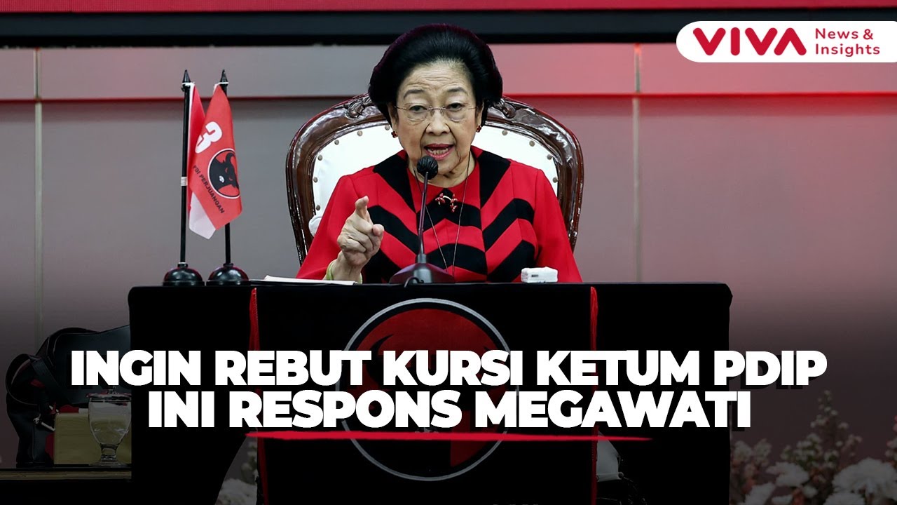 KERAS! Megawati Sindir Pihak Ingin Rebut Kursi Ketum PDIP: Gile..